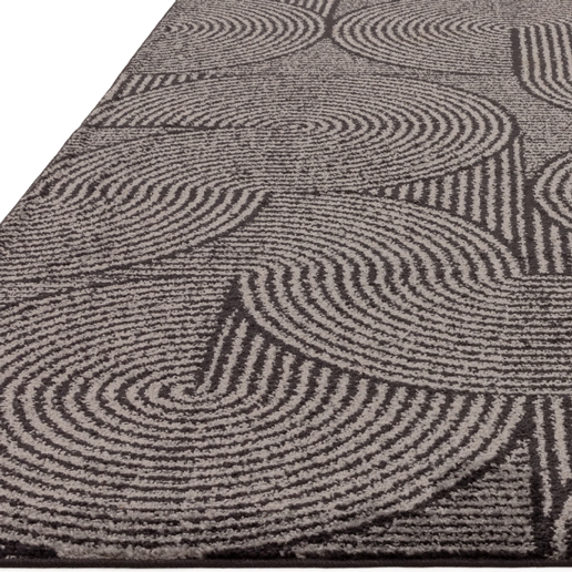 Asiatic Rugs Easy Living  Muse MU01 Charcoal Swirl Rug 1