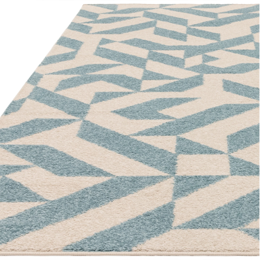 Asiatic Rugs Easy Living  Muse MU03 Blue Shapes Rug 1