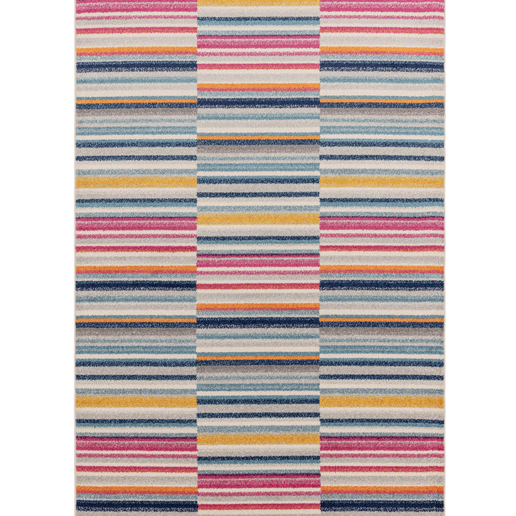 Asiatic Rugs Easy Living  Muse MU06 Multi-Coloured Stripe Rug