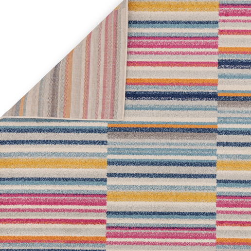 Asiatic Rugs Easy Living  Muse MU06 Multi-Coloured Stripe Rug 2