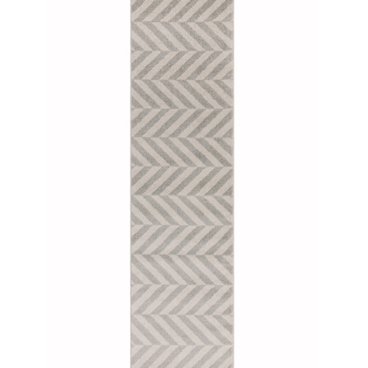 Asiatic Rugs Easy Living  Muse MU07 Grey Chevron Rug 1