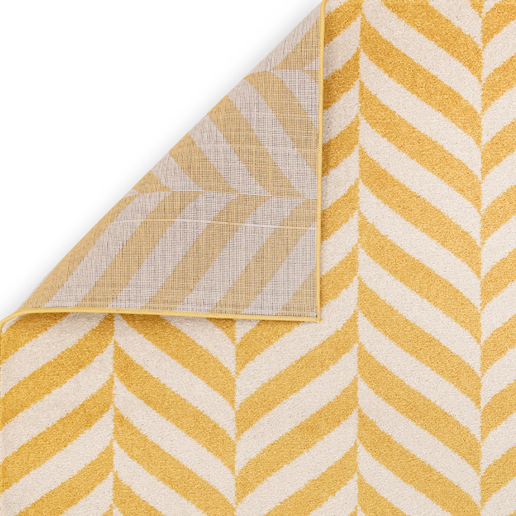 Asiatic Rugs Easy Living  Muse MU08 Yellow Chevron Rug 2