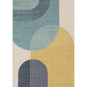 Asiatic Rugs Muse MU15 Blue Retro Rug