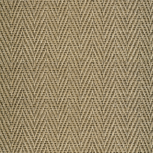 Crucial Trading Harmony Herringbone Sisal Light Caramel Carpet HH255