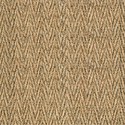 Crucial Trading Herringbone Sisal Topaz Light Honey Carpet E400