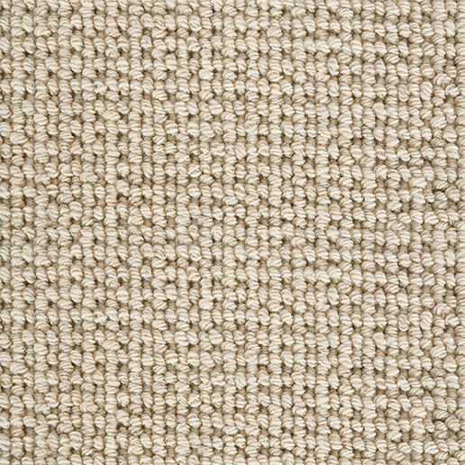 Crucial Trading Enchanted Cool White Wool Loop Pile Carpet WE100