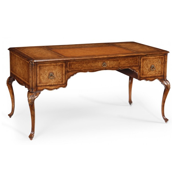 Jonathan Charles Select Collection La Rochelle Seaweed Marquetry Desk ST
