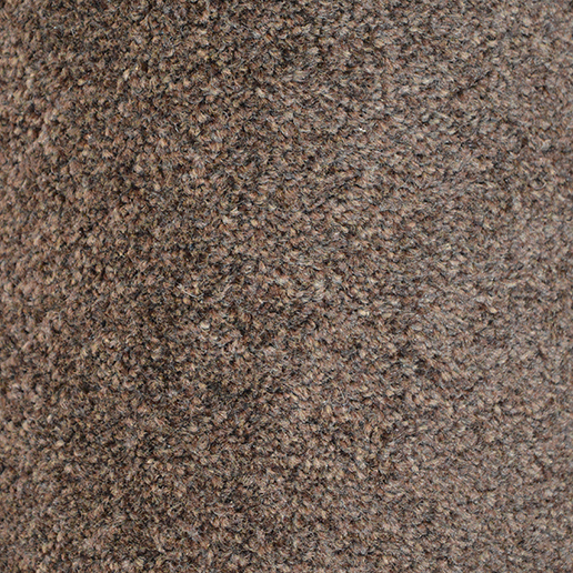 100% Poly Stain Resistant Dark Brown Twist Pile 3.81m x 4m