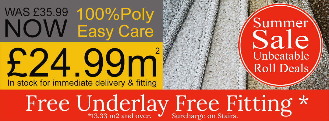 Carpet Offers.At kings of Nottingham we offer the best fully fitted prices in the UK.