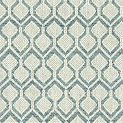 The Woven Edge Kaleen Fretwork Blue 