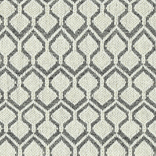 The Woven Edge Kaleen Fretwork Grey